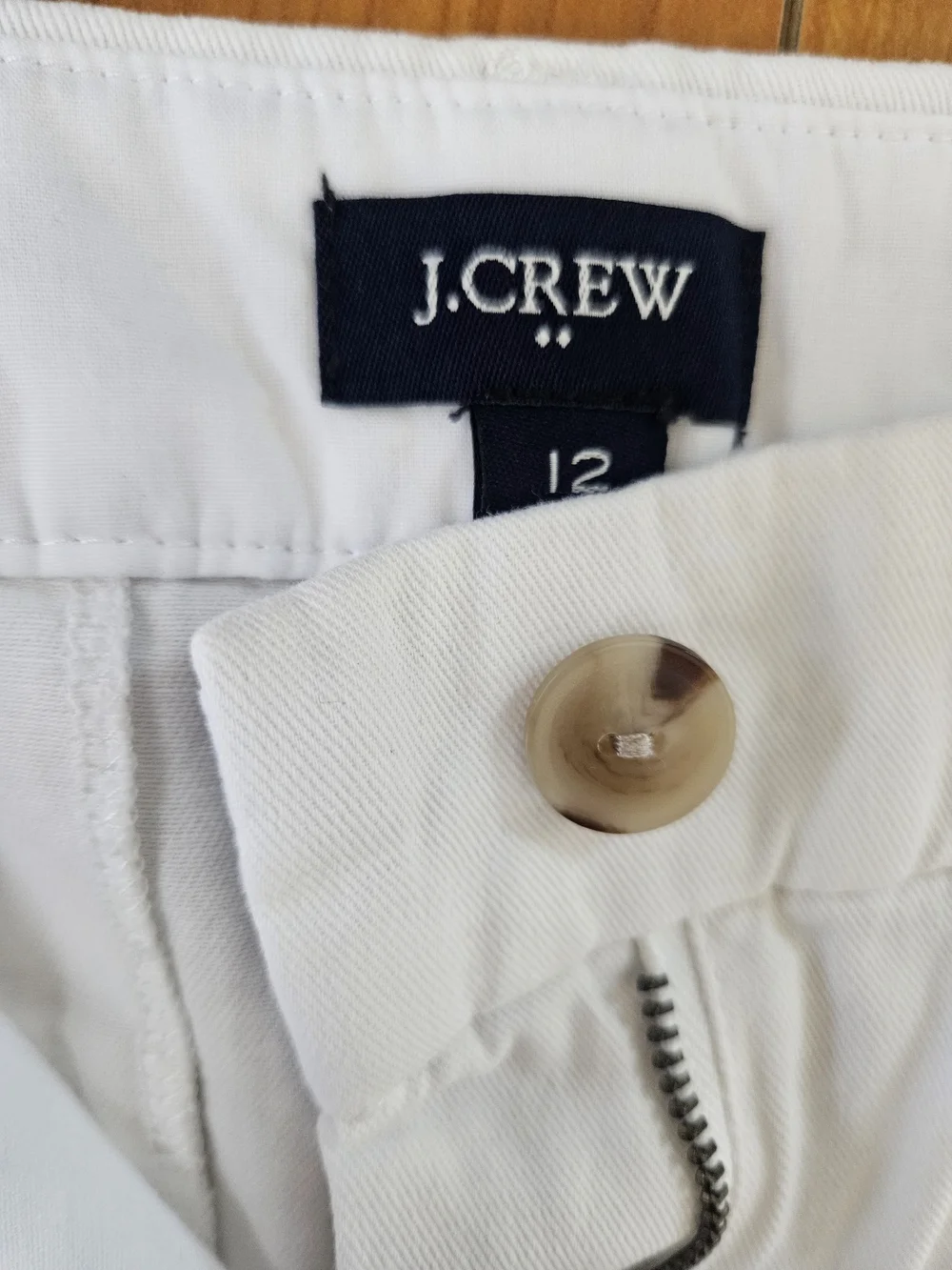 J. Crew white shorts
